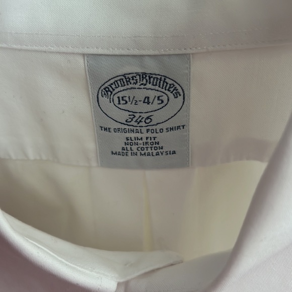 Brooks brothers 1818 Regent the original polo shirt slim fit non iron all cotton - Picture 16 of 16